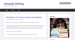 Desktop Screenshot of amandaholling.com